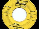 The Five Debonaires RARE Doo Wop 45 HERALD 509 Darlin' Whispering Blues LISTEN