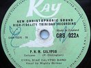 CYRIL DIAZ CALYPSO BAND P.N.M b/w Don't Doubt Me Kay recs CRS 022 UK 78 C1216