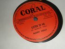 BUDDY HOLLY - LISTEN TO ME / LOOK AT ME : CORAL CRL-57210: 78rpm V+ : RARE