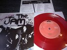 THE JAM very rare JAPANESE repro IN THE CITY # RED VINYL + lyric card New Mint