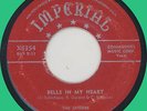 SPIDERS Bells in My Heart / For a Thrill 45rpm Imperial 1955 red script