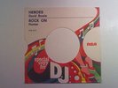 DAVID BOWIE HEROES HUNTER ROCK ON RARE ITALIAN ONLY SPLIT PROMO 7