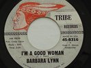 HEAR Northern Soul Funk BARBARA LYNN I'm A Good Woman/Running Back TRIBE 45