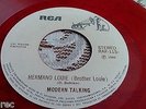 MODERN TALKING HERMANO LOUIE BROTHER LOUIE EL SALVADOR 45 RED VINYL PROMO RARE