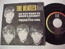 Beatles Do You Want To Know A Secret Vee-Jay VJ-587 45 RPM Record Picture Sleeve