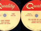 Jerry Lee Lewis Rock'N Roll 78 RPM Record Lewis Boogie /Return of Jerry Lee