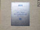 PIERRE FOURNIER  / BACH suites  for solo cello / ARCHIV SAPM 198186-8