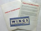 BEATLES PAUL MC CARTNEY WINGS AT THE SPEED OF SOUND PRESS PACK 1978