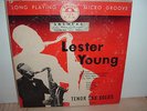 LESTER YOUNG     TENOR SAX SOLOS      1951 SAVOY 10 INCH JAZZ LP NM+