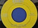 JOHNNY FORTUNE 45 If You Love Me EMMY 1001 ORIGINAL 1960 Rockabilly  VG