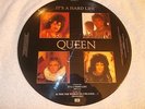 QUEEN ITS A HARD LIFE/IS THIS THE WORLD WE CREATED 12 INCH PICTURE DISC