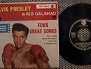EP 1962 Elvis Presley KID GALAHAD Filmmusik OST RCA s7 Label EPA 9068 Germany EX