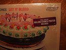 The Rolling Stones  Let It Bleed sticker on shrink wrap & poster & near mint