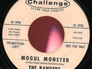 THE RANGERS. MOGUL MONSTER / SNOW SKIING.DJ PROMO 45. HOT SURF ROCK. HEAR