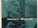 HELEN MERRILL on Emarcy --BORN TO BE BLUE-- 50s vocal jazz PICTURE SLEEVE ONLY