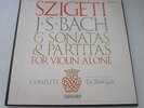 Vanguard BG 627/9 SZIGETI BACH 6 Sonatas & Partitas for Violin Alone 3 LP vinyl
