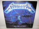 METALLICA ride lightning LP signed AUTOGRAPHED kirk LARS james CLIFF BURTON rare