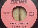 HONEY and The Bees Almost Eighteen on Pentagon Northern Soul Popcorn R&B