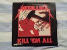 METALLICA 1985 KILL EM ALL ALBUM SIGNED