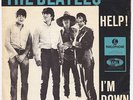 BEATLES Help / I'm Down RARE Denmark 45 SUPERB COND. unique danish p/s LISTEN