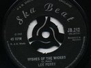 WISHES OF THE WICKED / HOLD DOWN   LEE PERRY ( 
