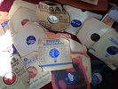 Pye record player and 78