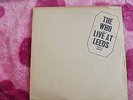 Original The who live at leeds Black text lp