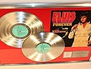 Elvis Presley, Forever, mit Cover, Platin Record, Schallplatte, Award, gold