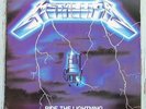 METALLICA Ride The Lightning 1984 ELEKTRA LP w/MEGAFORCE ORIGINAL 1st Press