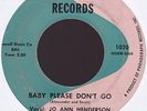 Jo Ann Henderson Northern Soul 45 on Phonograph #1020