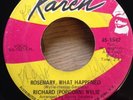 RICHARD POPCORN WYLIE northern soul 45 Rosemary, What Happened   Karen