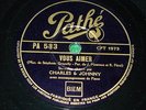CHARLES ET JOHNNY - Tous deux, tout doux - 78 TOURS Pathé