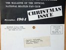 Rare - The Beatles 1964 Christmas Fan Club Issue, Flexi Disk Record & Bulletin