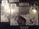 Sold out rare PAIR Nirvana Bleach clear/white + maroon unopened numbered Newbury