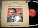 BRUCH -COMPLETE WORKS FOR VIOLIN ORCHESTRA SALVATORE ACCARDO MASUR PHILIPS 4LP