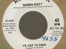 Sharon Scott I'd like to know/Could it be you RCA 8907 dj northern soul 45
