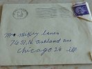 BIG BILL BROONZY handwritten letter & envelope CHICAGO 1956 Historical blues doc