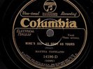 COPELAND, Martha. Blacksnake Moan/Mine's Just As Good As Yours. Columbia 14196-D
