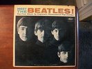 1964 MEET THE BEATLES RECORD ALBUM 1ST PRESS    BEATLES  RUBBER SOUL AND MORE