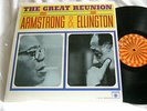 LOUIS ARMSTRONG & DUKE ELLINGTON Great Reunion LP Barney Bigard Trummy Young