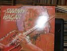 SAMMY HAGAR LIVE LOUD AND CLEAR RED VINYL SIGNED BY BAND ON FRONT AND BACK OF LP