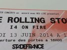 1 place de concert catégorie 1  Rolling Stones stade de France 13/06/2014