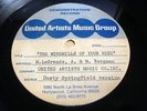 Dusty Springfield ACETATE DEMO 45 RECORD - Windmills Of Your Mind - UA