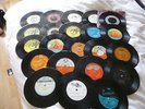 TWENTY TWO  ASSORTED REGGAE SINGLES ALL PLAY THRO WITH NO SKIPS - JUMPS..    ###