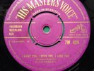 Elvis Presley Rare UK HMV 45 I Want You, I Need You, I Love You