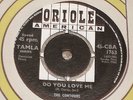 THE CONTOURS. DO YOU LOVE ME. ORIOLE AMERICAN 45-CBA 1763  (HARD TO FIND).