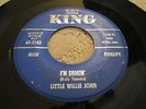 LITTLE WILLIE JOHN I'm Shakin'/A Cottage For Sale R&B/SOUL 45 On KING NR