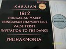Tchaikovsky 1812 Berlioz Liszt Sibelius Weber Philharmonia Herbert von Karajan F