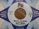 BETTY HARRIS What'd I Do Wrong/Mean Man NORTHERN SOUL 45 - NM
