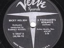 78-ROCK-RICKY NELSON-TEENAGER'S ROMANCE/I'M WALKING-HIS 1ST on VERVE-